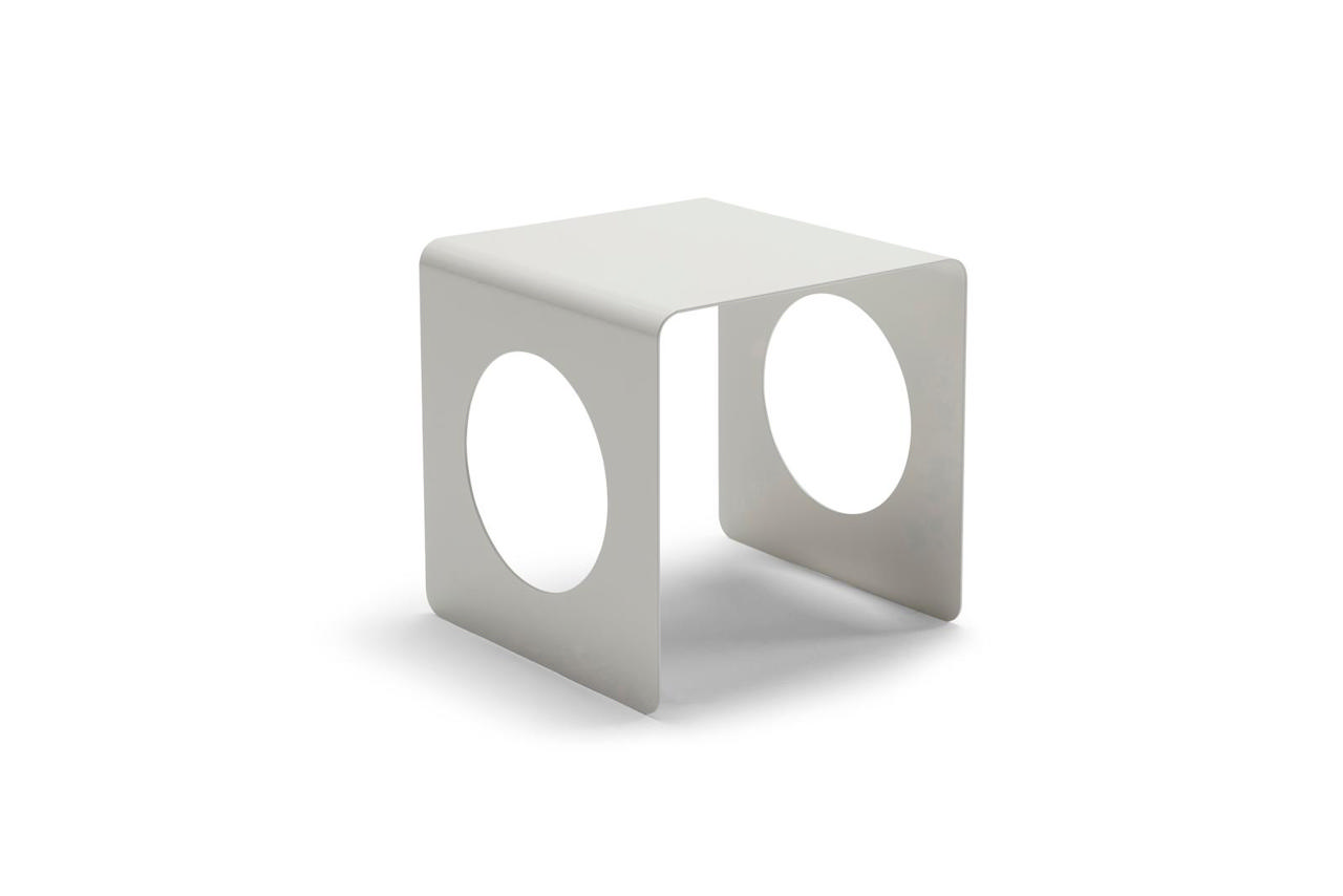 Geobau Table Grey White