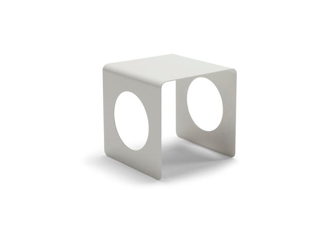 Geobau Table Grey White