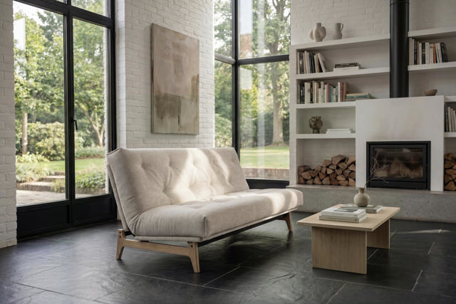 Aslak 140 Sofa Bed Sharp Plus Cover Soft Spring