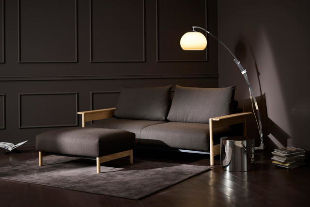 Malloy Wood Ottoman