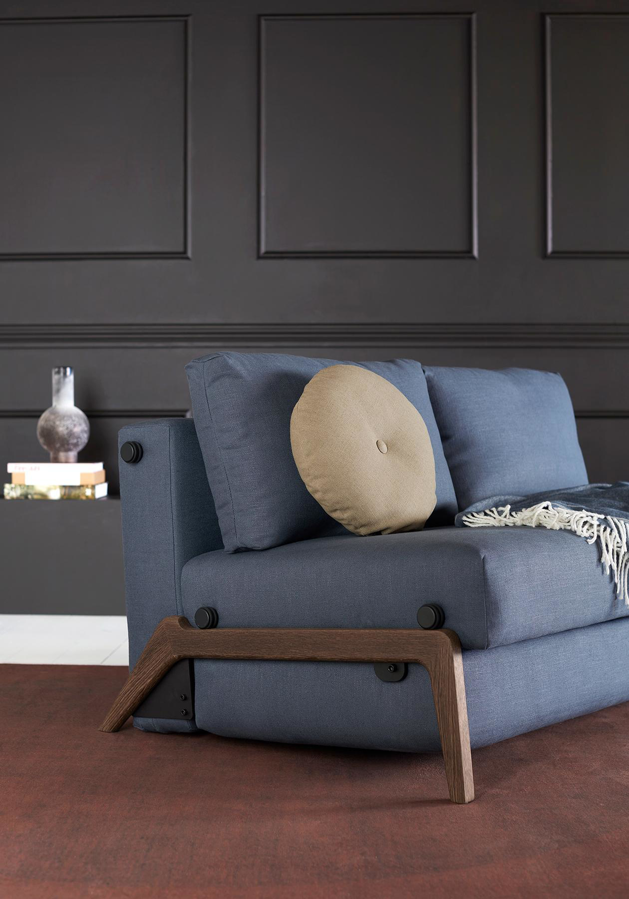 ILB 500 140 Sofa Bed Smoked Oak