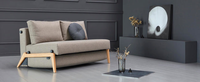ILB 500 160 Sofa Bed Lacquered Oak