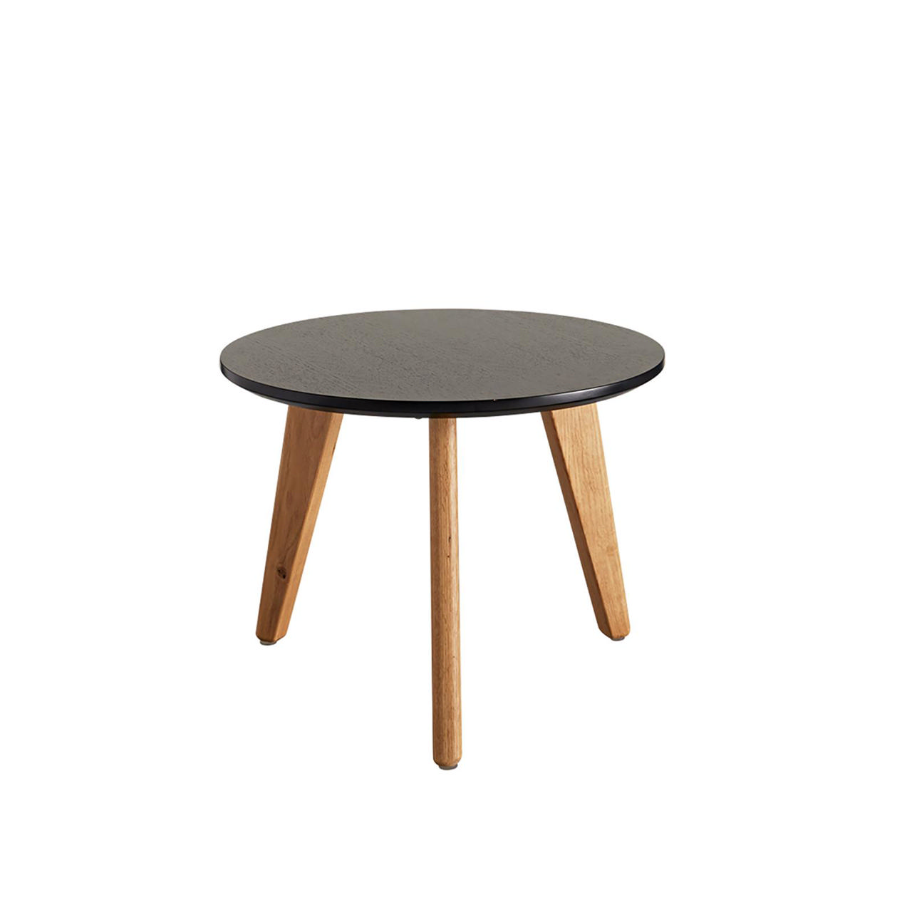 Nordic Table Ø45 Black Oak Veneer