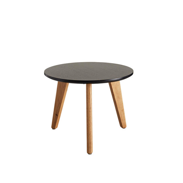 Nordic Table Ø45 Black Oak Veneer
