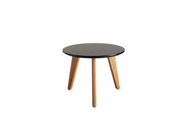 Nordic Table Ø45 Black Oak Veneer