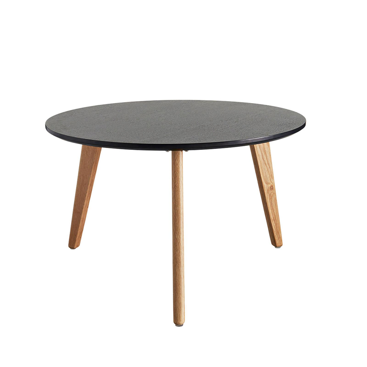 Nordic Table Ø70 Black Oak Veneer